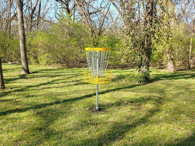Frisbee Golf near apartment complex